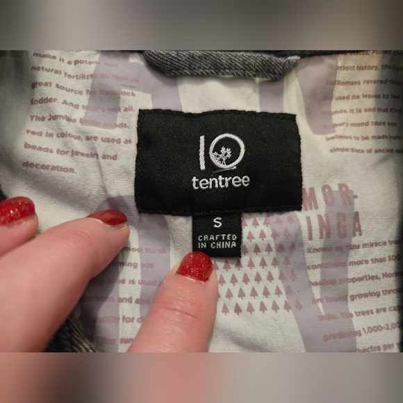 Tentree Soft, Plaid, Button up,  long sleeved shirt. Size Small - Picture 3 of 12